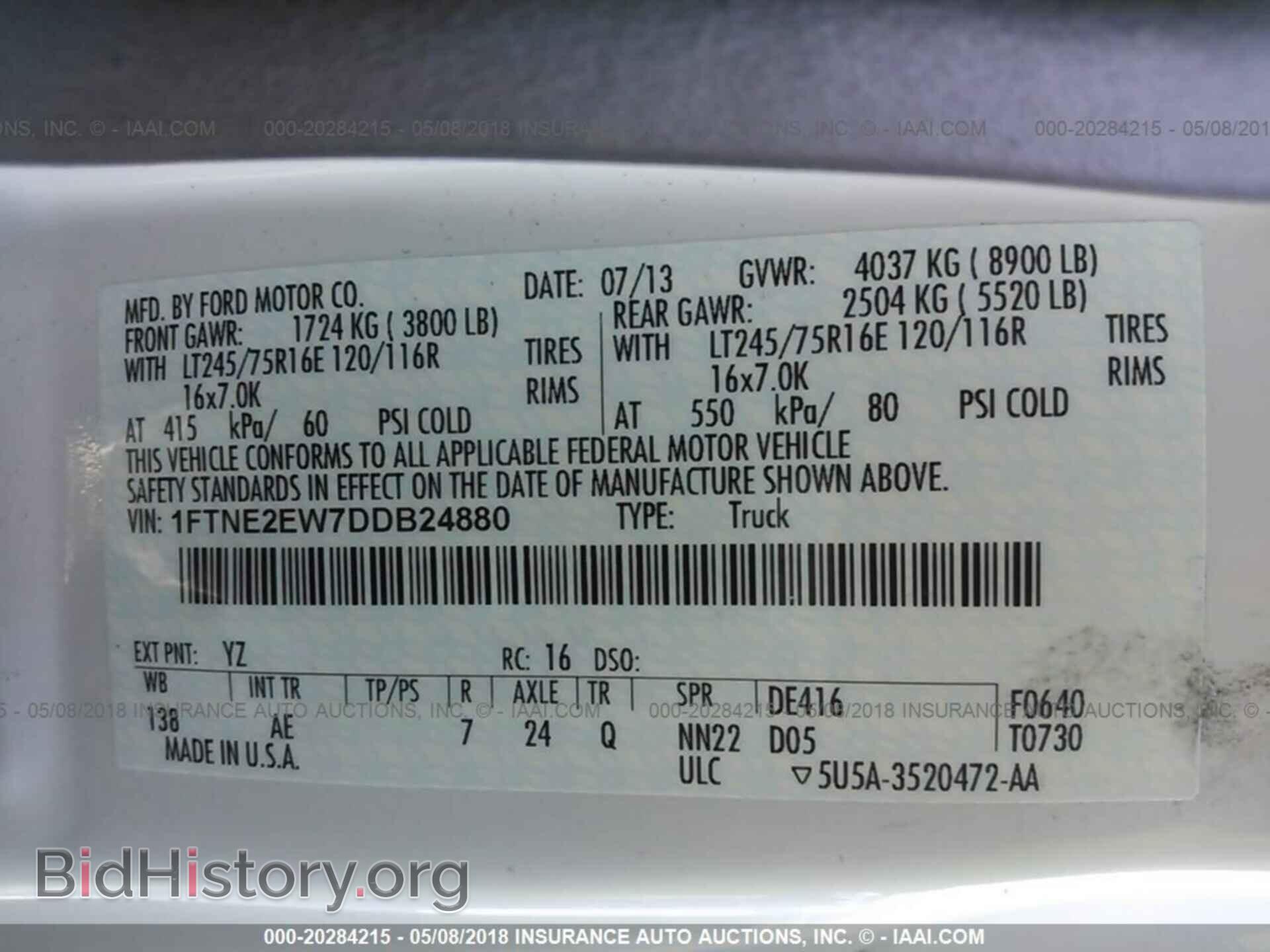 2013 Ford Econoline - VIN: 1FTNE2EW7DDB24880 - Photo 9