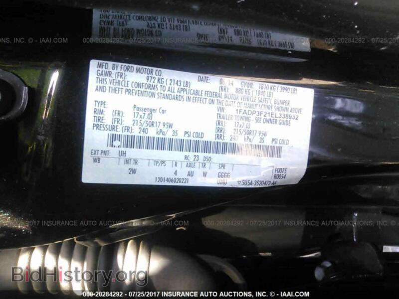 2014 Ford FOCUS (VIN 1FADP3F21EL338932) — фото 9 из 10