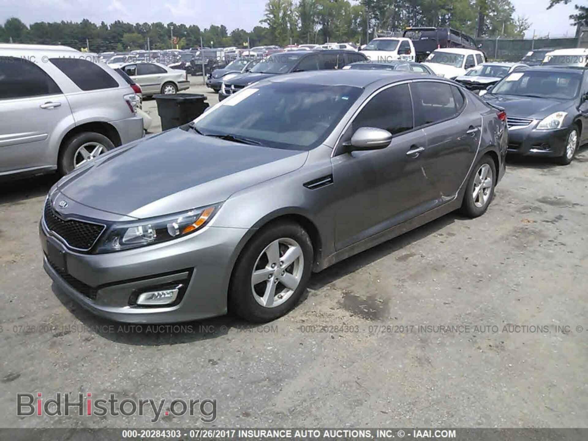 2014 Kia Optima - VIN: 5XXGM4A76EG263248 - Фото 2
