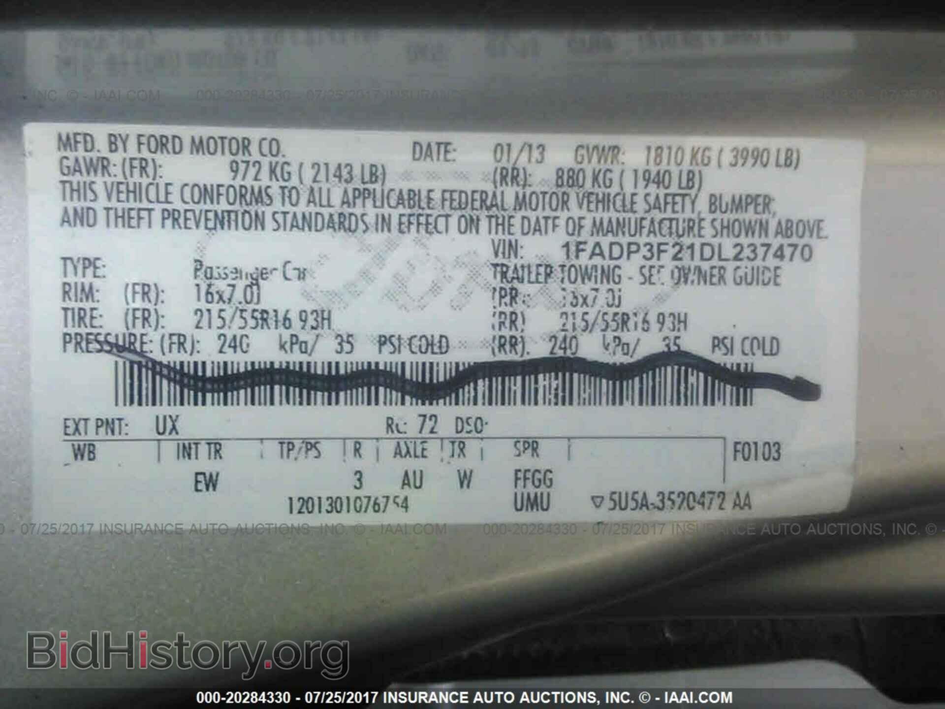 2013 Ford Focus - VIN: 1FADP3F21DL237470 - Фото 9