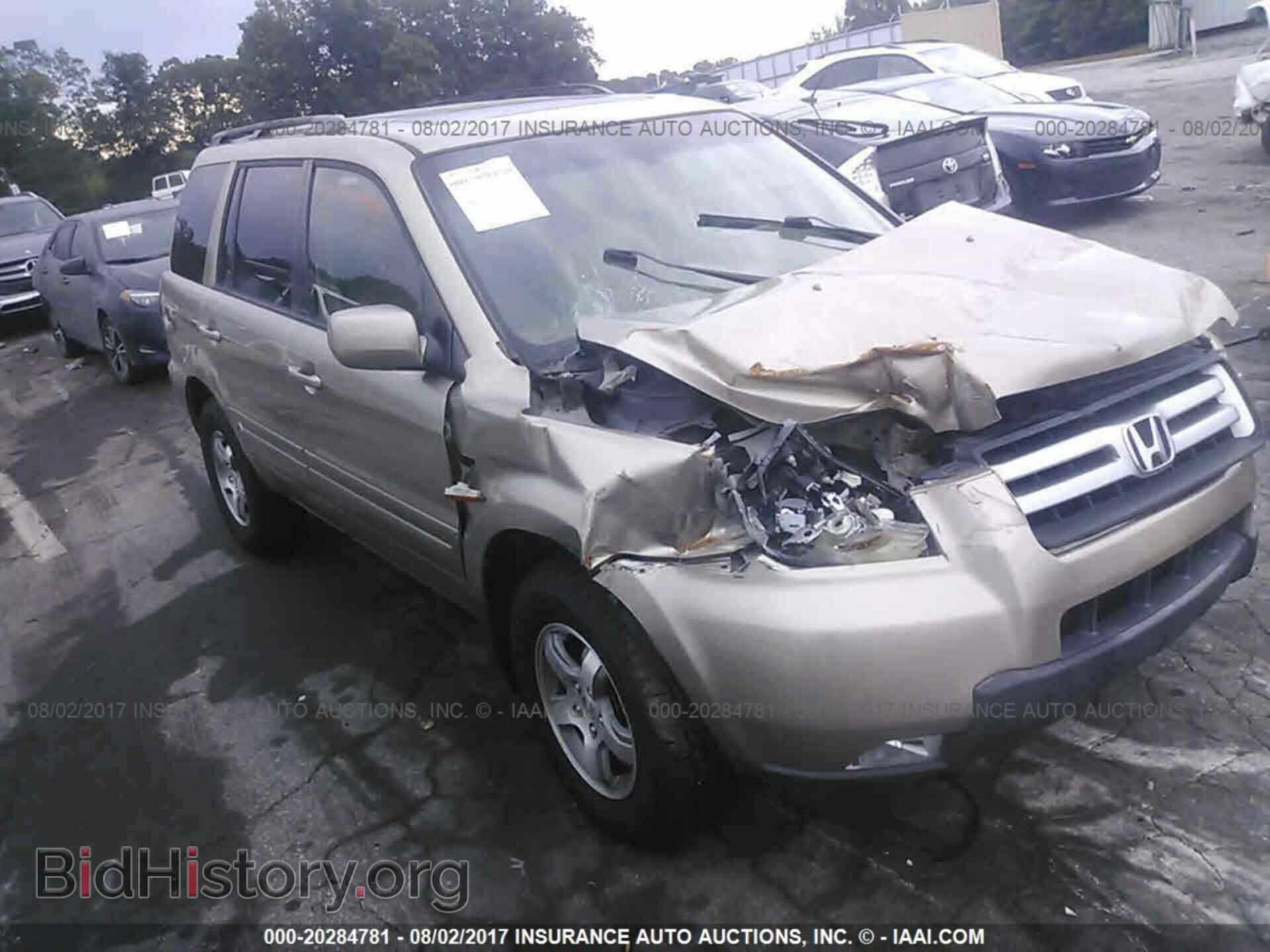 Фотография 5FNYF28596B052282 - HONDA PILOT 2006