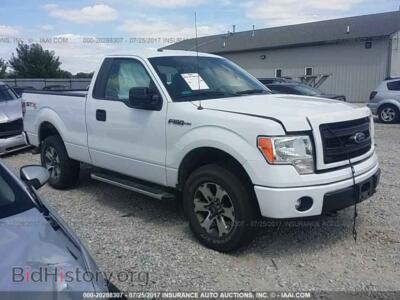 2013 Ford F150, белый — VIN 1FTMF1EF4DFB65832, IAAI