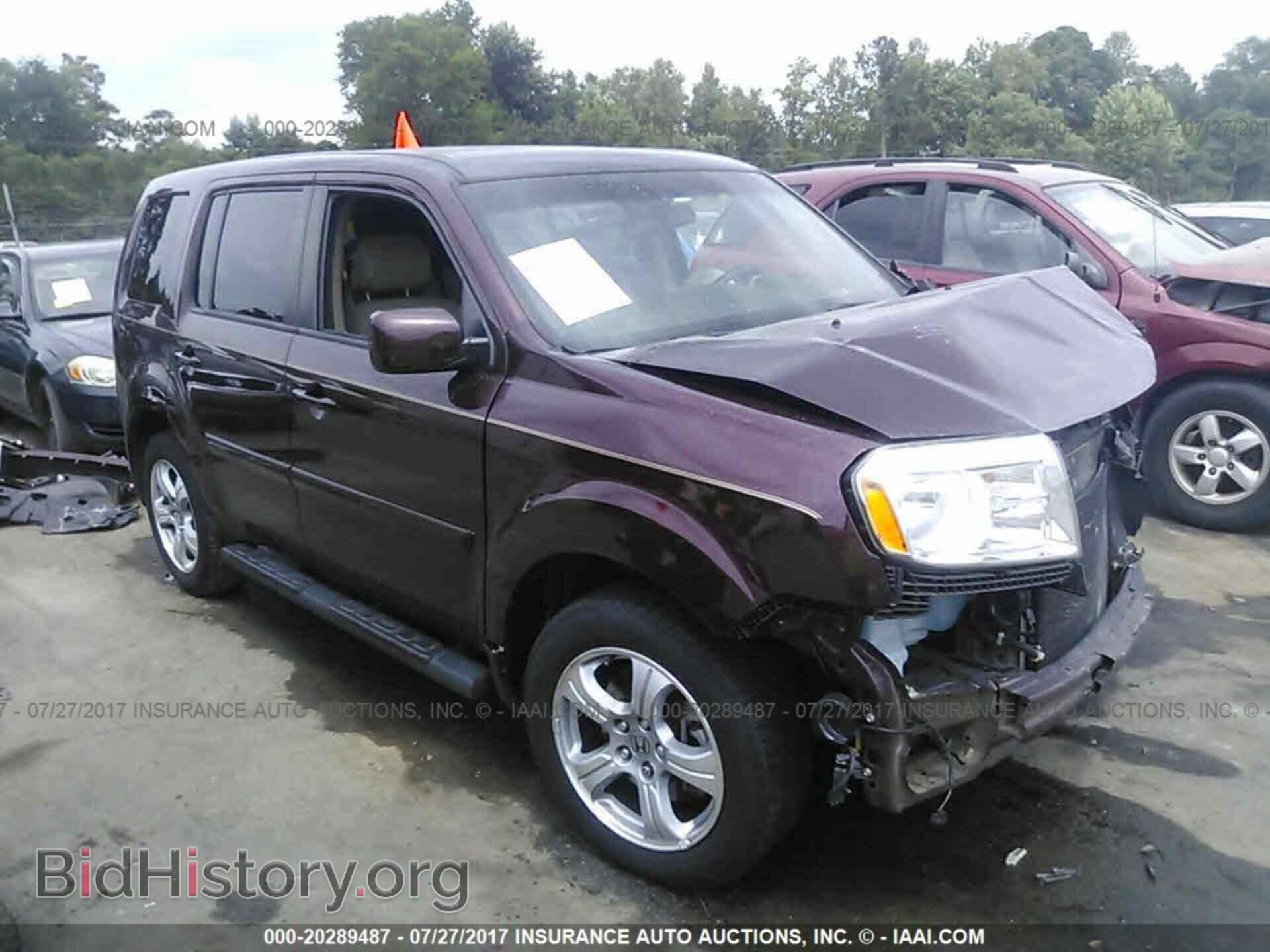 Photo 5FNYF3H54CB036864 - Honda Pilot 2012