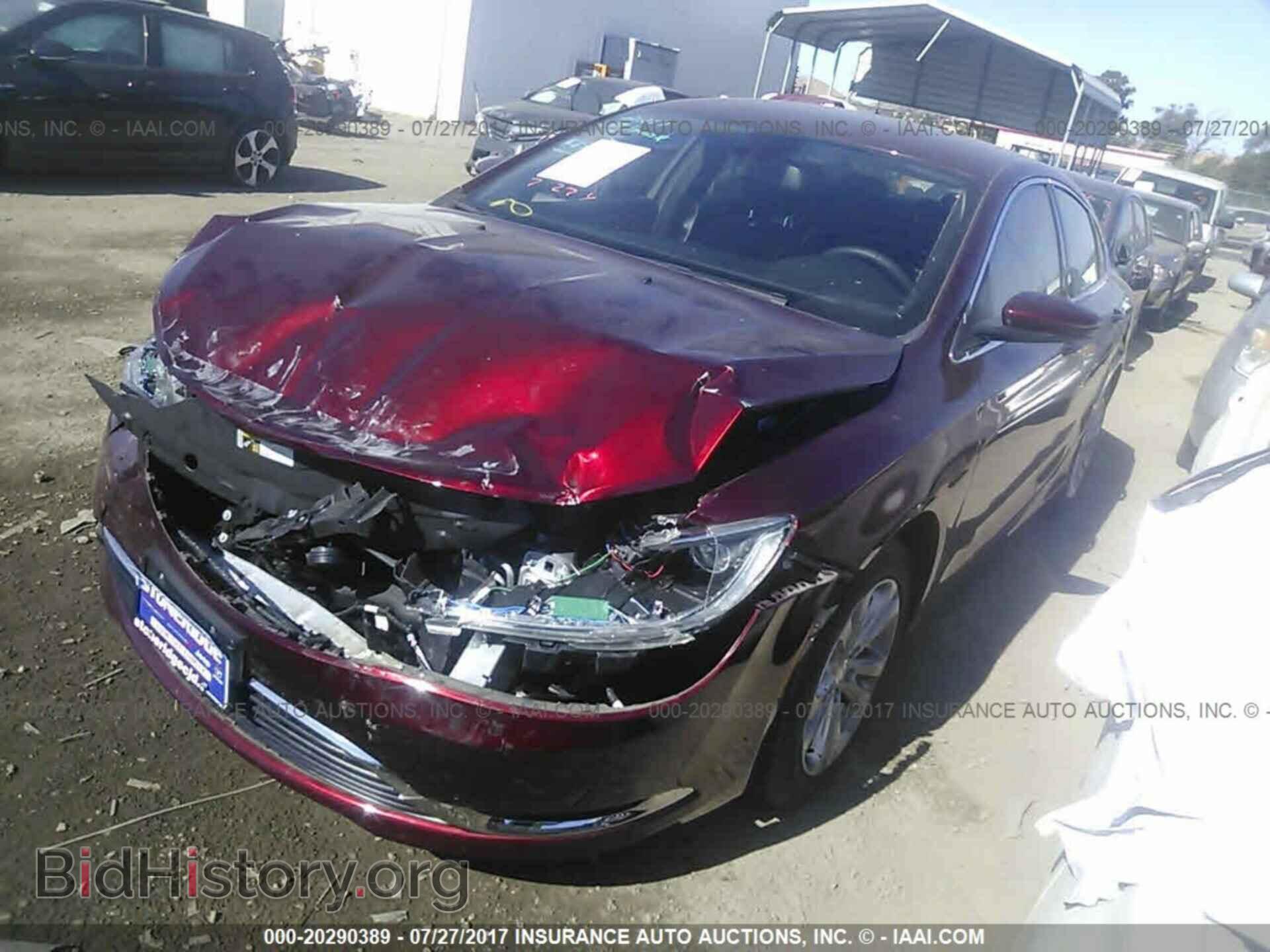2016 Chrysler 200 - VIN: 1C3CCCAB5GN123753 - Фото 2