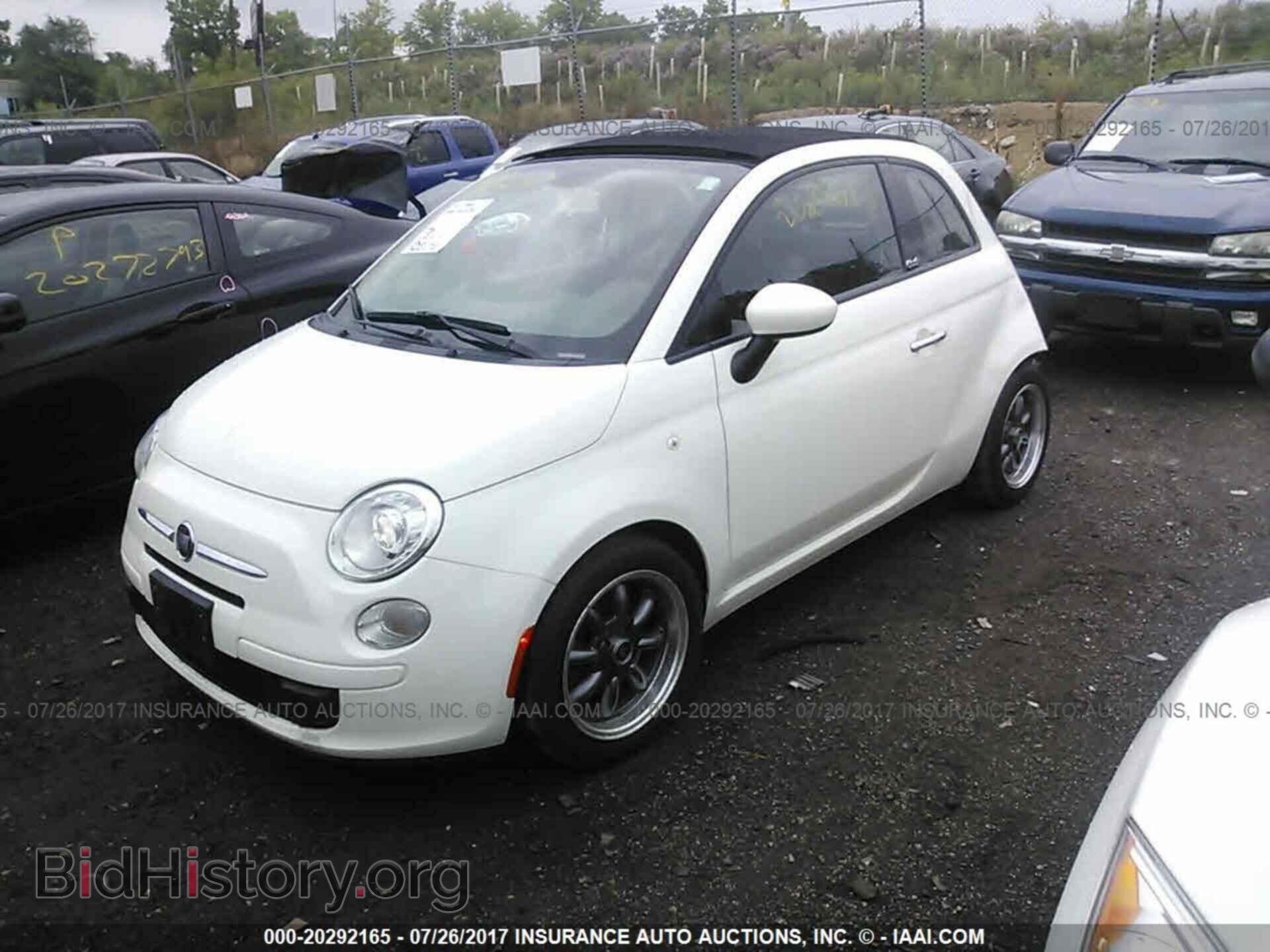 2012 Fiat 500 - VIN: 3C3CFFDR7CT377007 - Фото 2