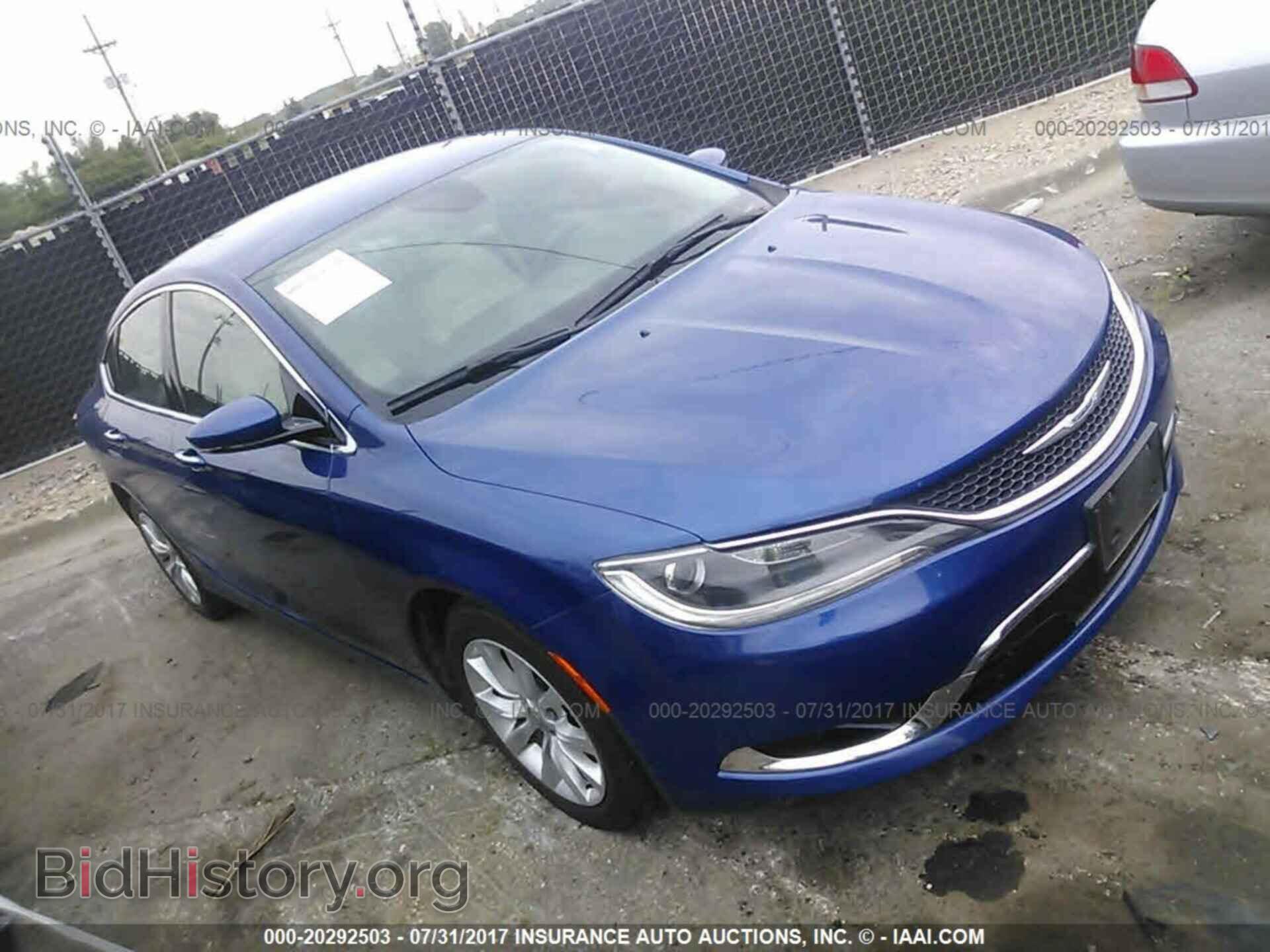 Photo 1C3CCCCBXFN531130 - Chrysler 200 2015
