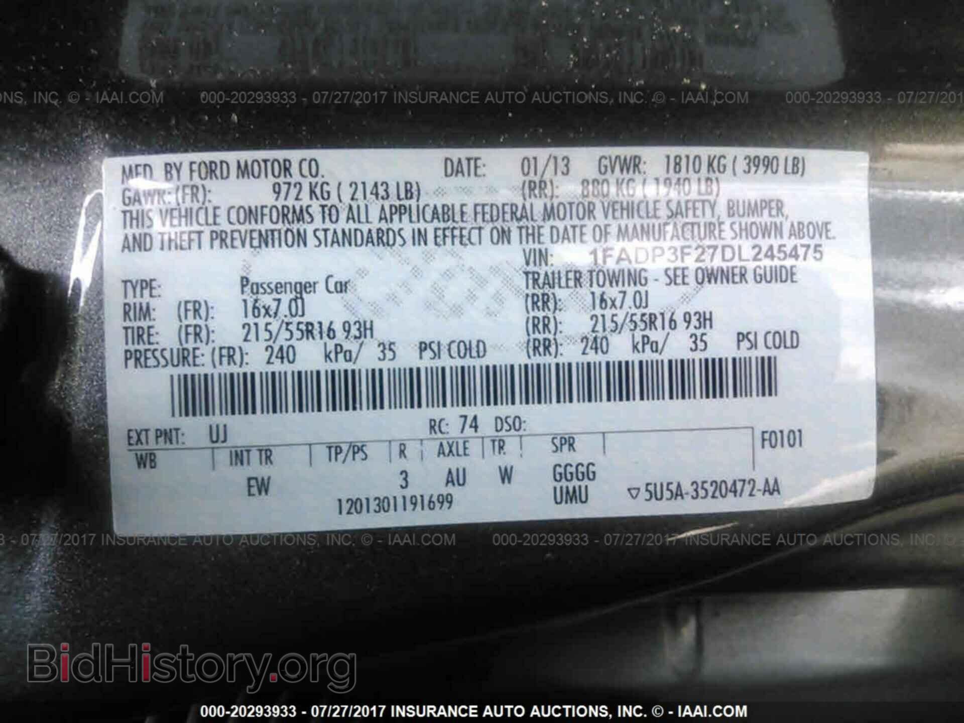 2013 Ford Focus - VIN: 1FADP3F27DL245475 - Photo 9