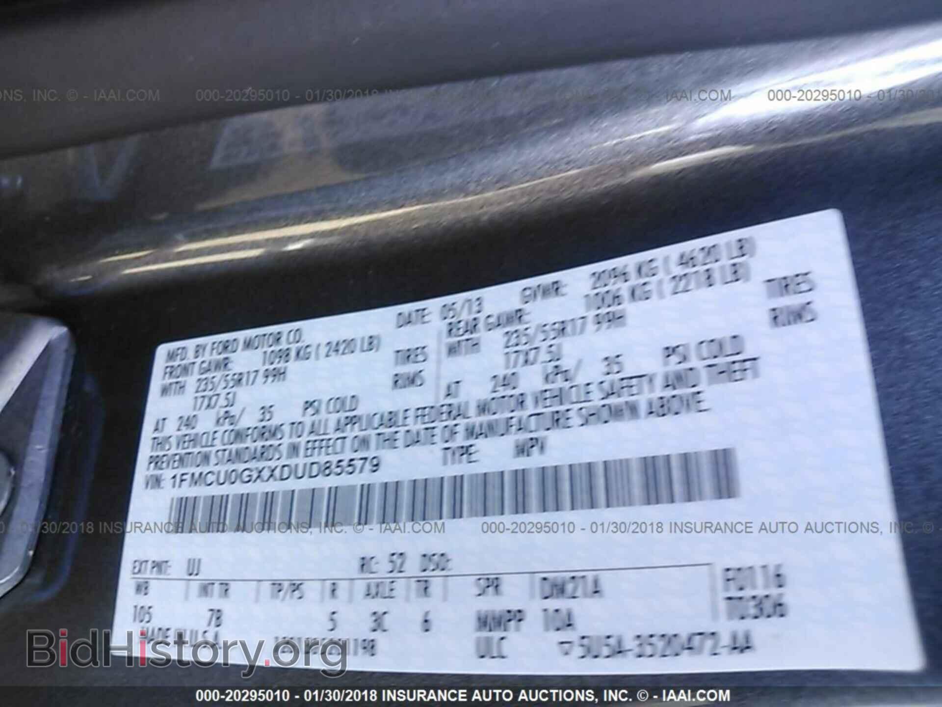 2013 Ford Escape - VIN: 1FMCU0GXXDUD85579 - Photo 9