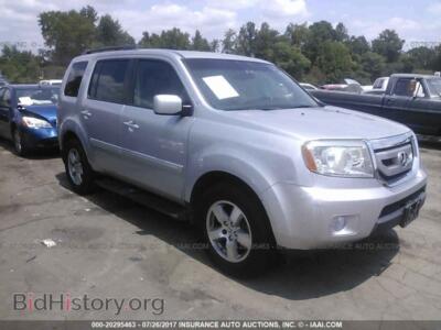 2011 Honda PILOT, silver — VIN 5FNYF4H44BB089138, IAAI