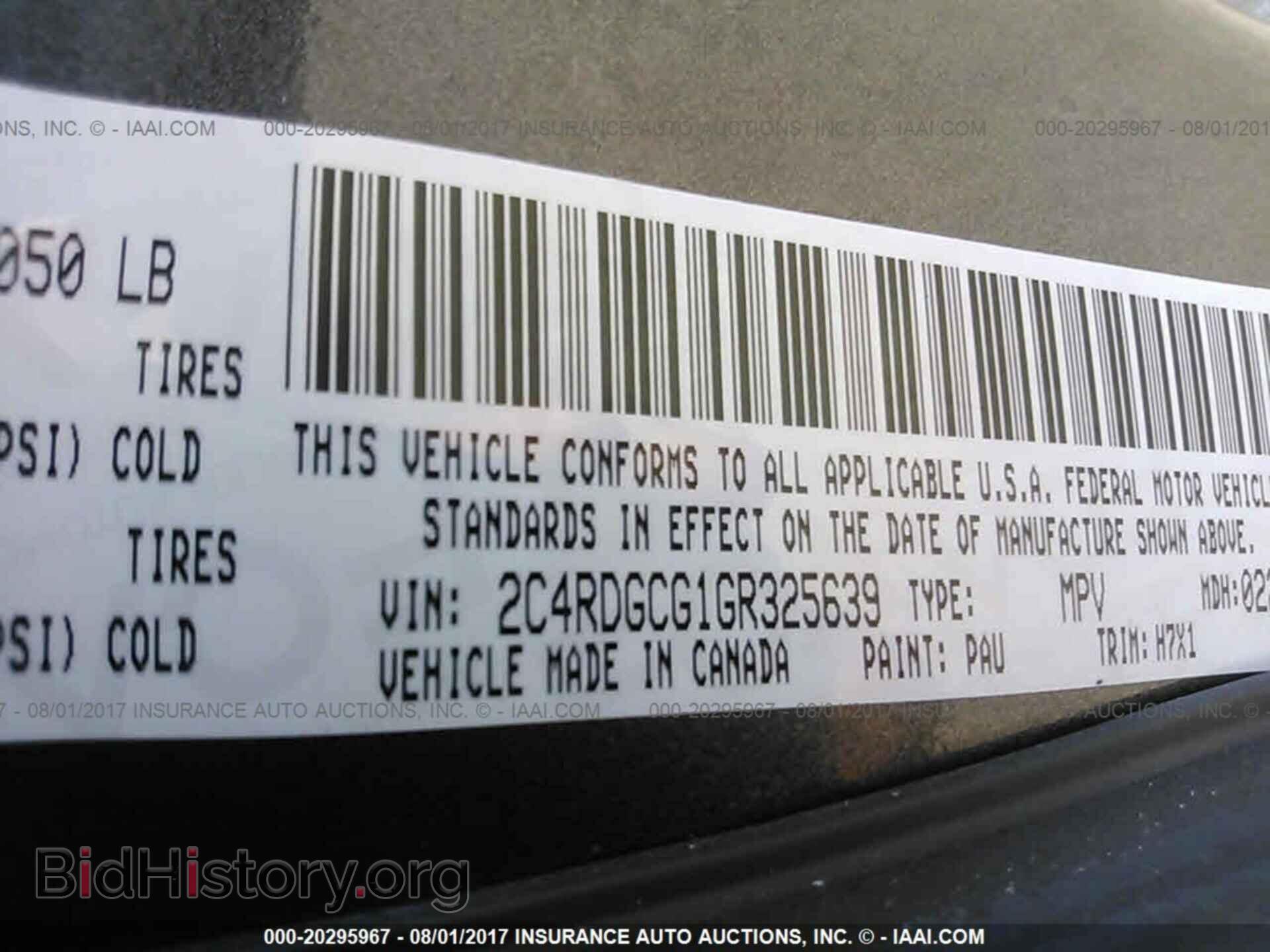 2016 Dodge Grand caravan - VIN: 2C4RDGCG1GR325639 - Фото 9