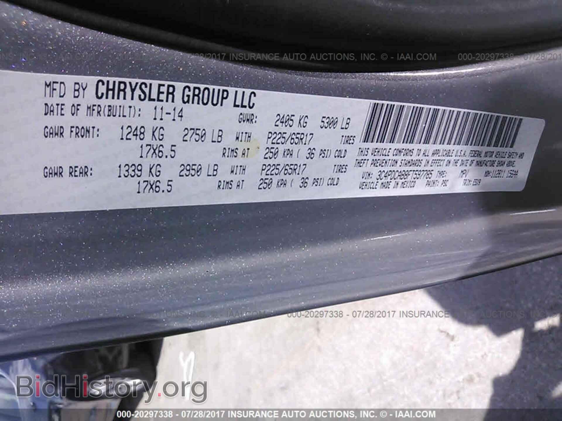 2015 Dodge Journey - VIN: 3C4PDCAB8FT597785 - Photo 9