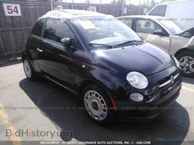 2012 Fiat 500, черный — VIN 3C3CFFAR6CT201067, IAAI