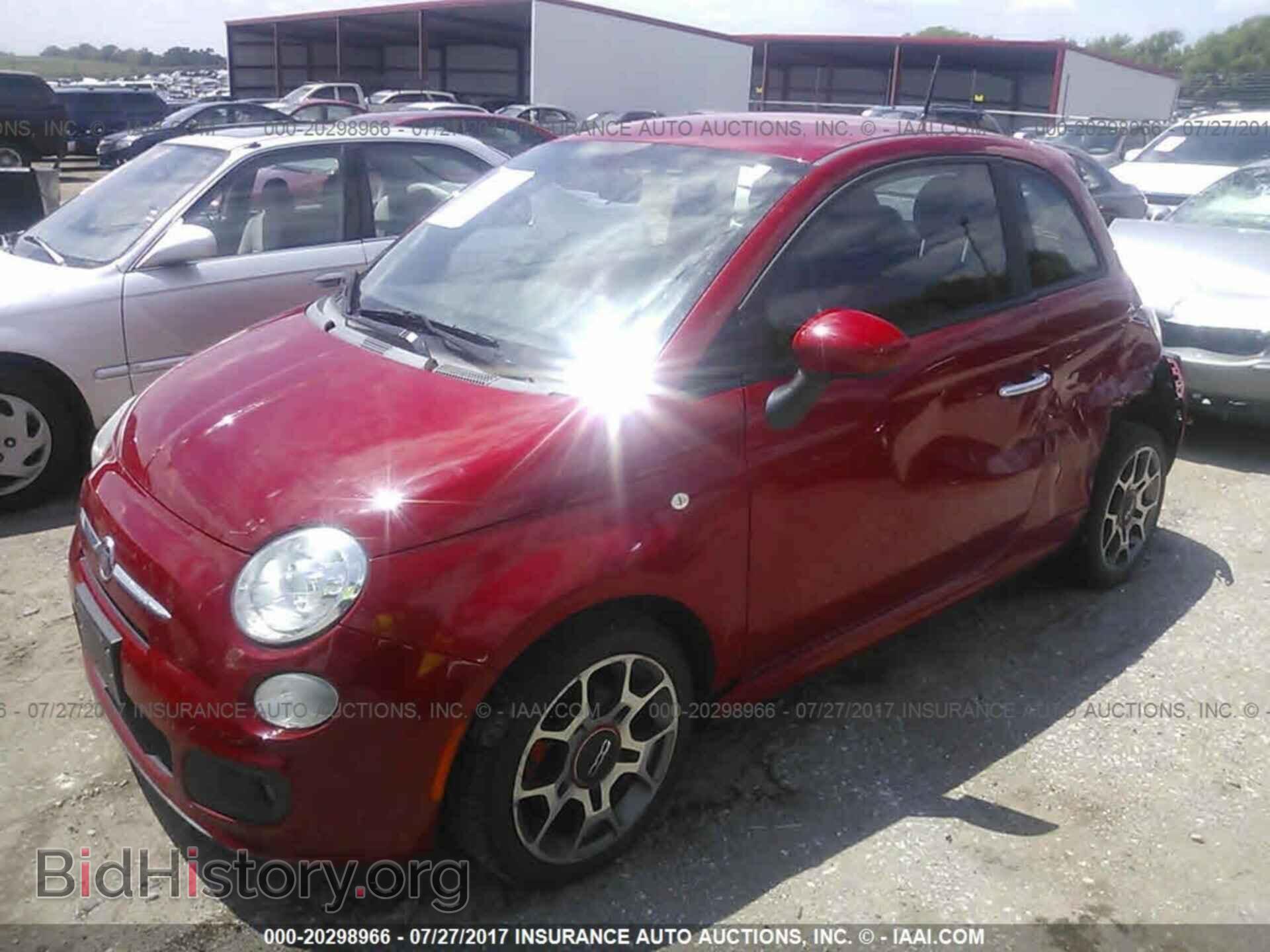 2012 Fiat 500 - VIN: 3C3CFFBR1CT101439 - Фото 2