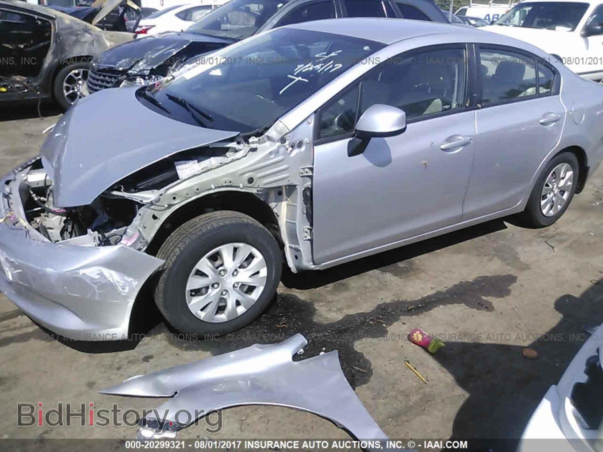 2012 Honda Civic - VIN: 2HGFB2F55CH304445 - Photo 2