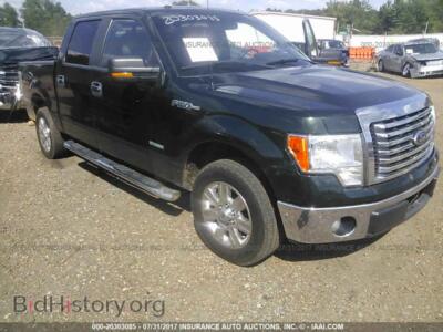 2012 Ford F150, green — VIN 1FTFW1CT9CFB61940, IAAI