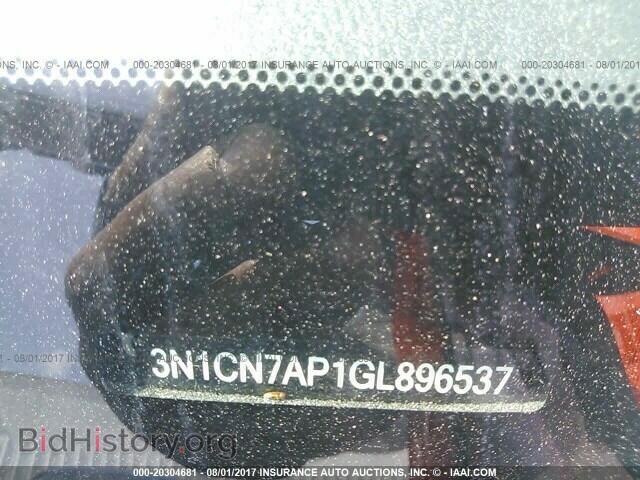 2016 Nissan Versa - VIN: 3N1CN7AP1GL896537 - Фото 9