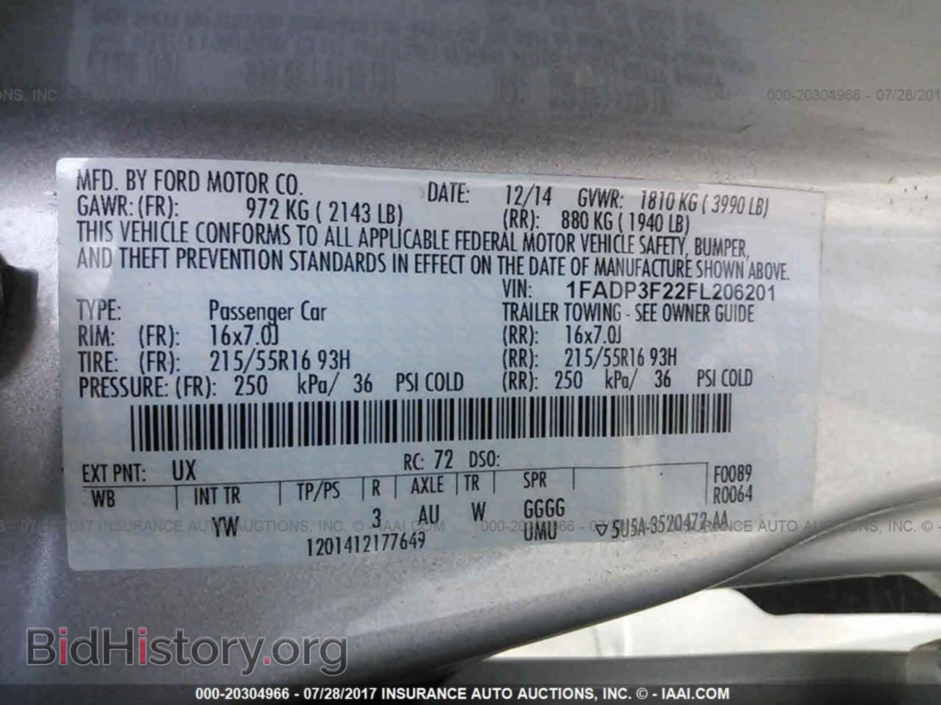 2015 Ford Focus - VIN: 1FADP3F22FL206201 - Photo 9