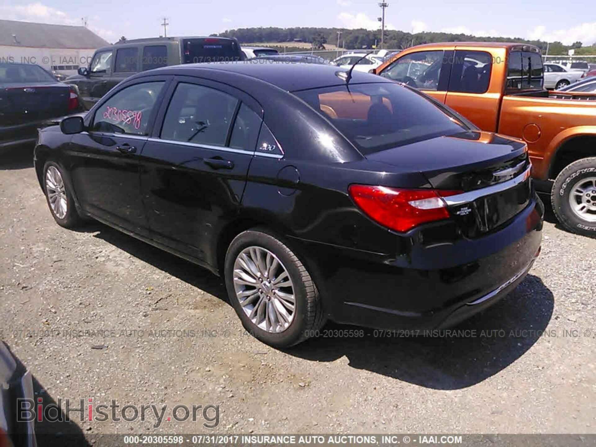 2012 Chrysler 200 - VIN: 1C3CCBAB3CN127255 - Фото 3