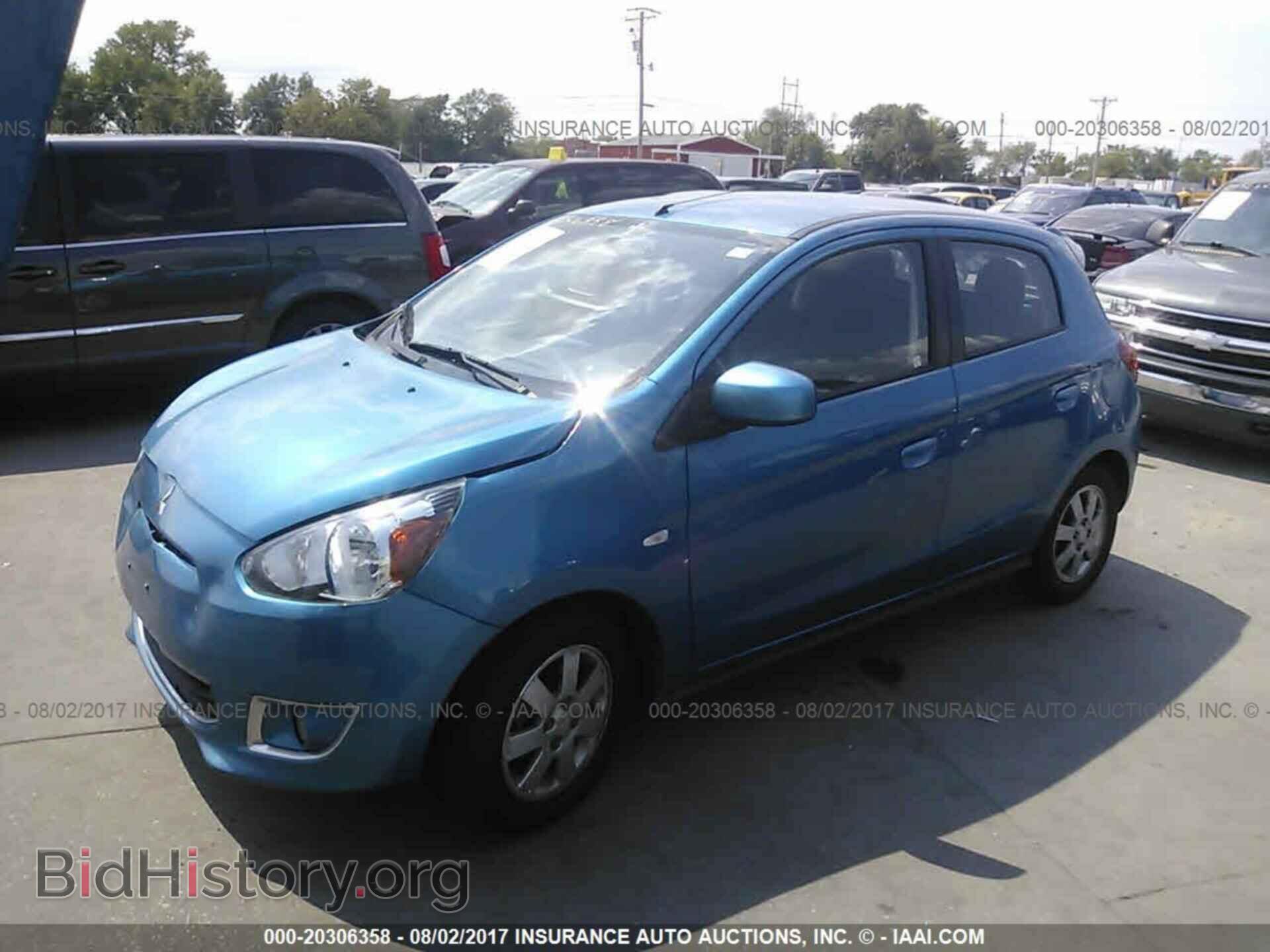 2014 Mitsubishi Mirage - VIN: ML32A4HJ5EH019648 - Фото 2