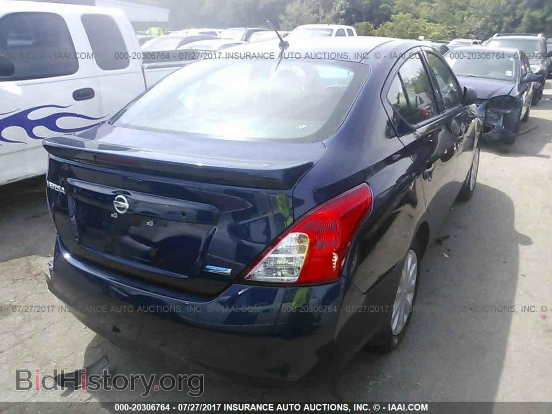 2014 Nissan Versa - VIN: 3N1CN7AP1EL865608 - Фото 4