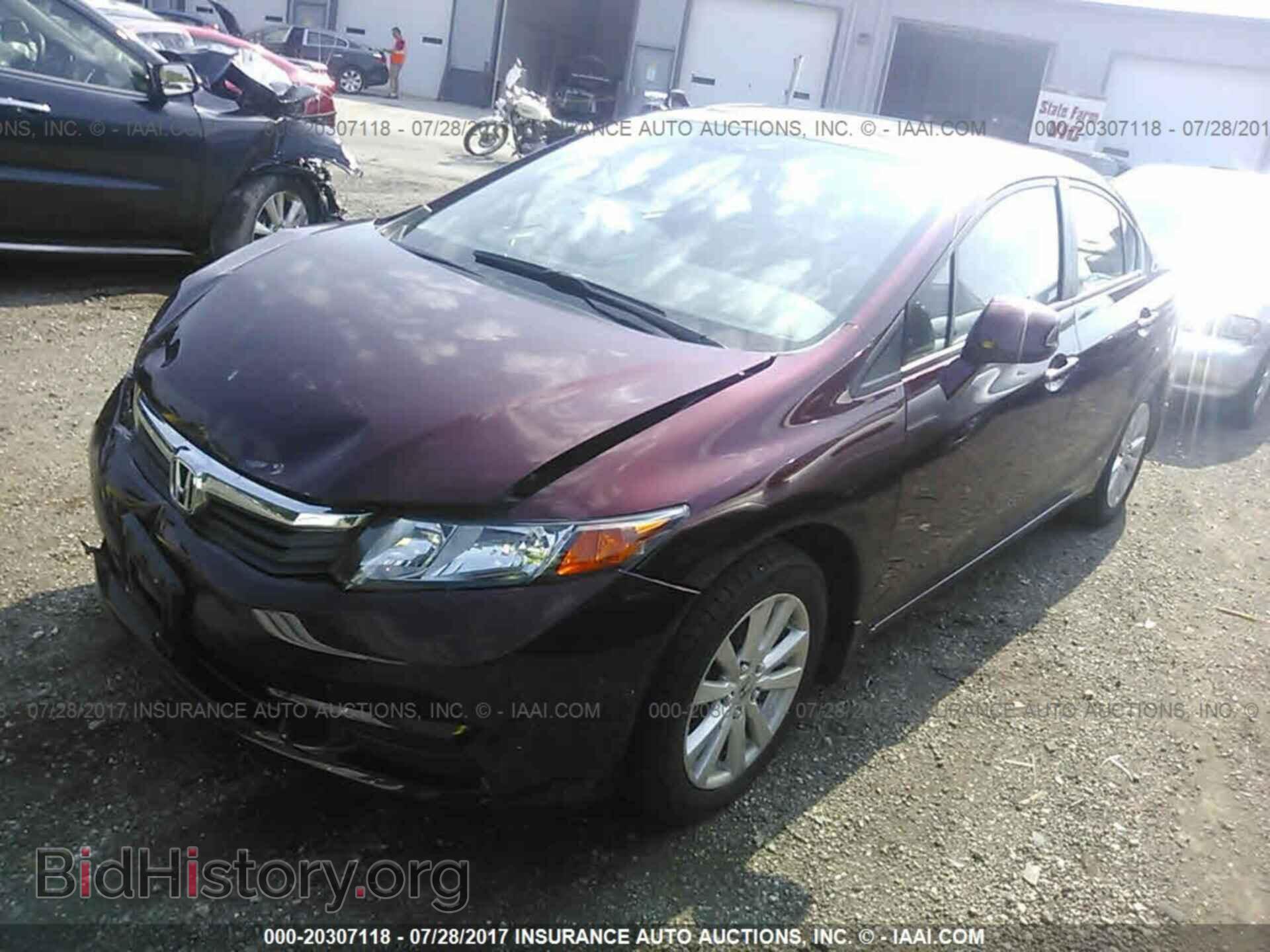 2012 Honda Civic - VIN: 19XFB2F97CE040206 - Фото 2