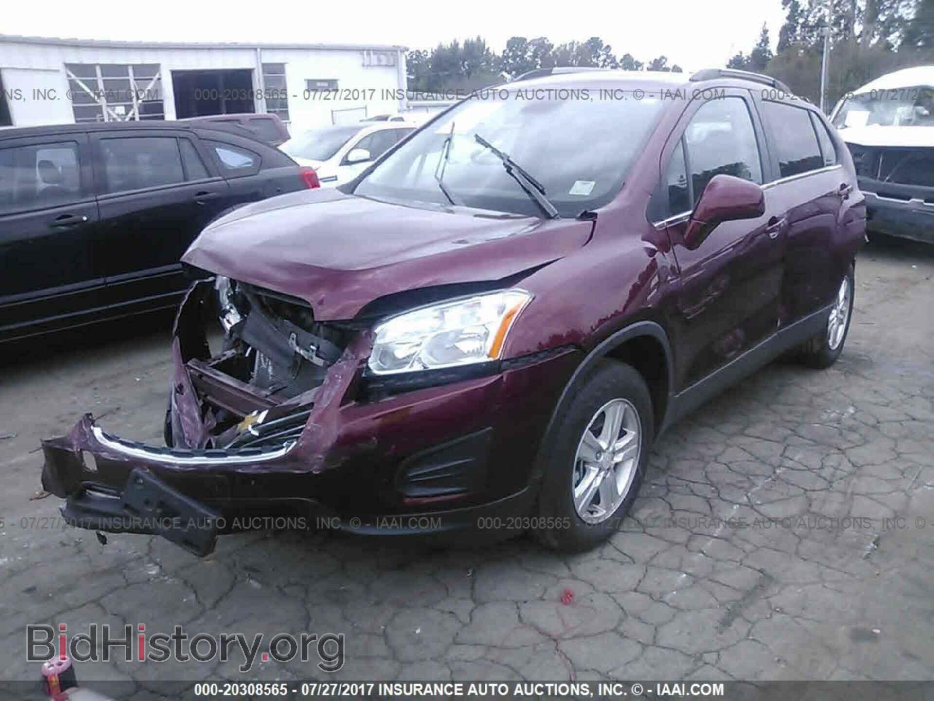 2016 Chevrolet Trax - VIN: 3GNCJPSB5GL126618 - Фото 2