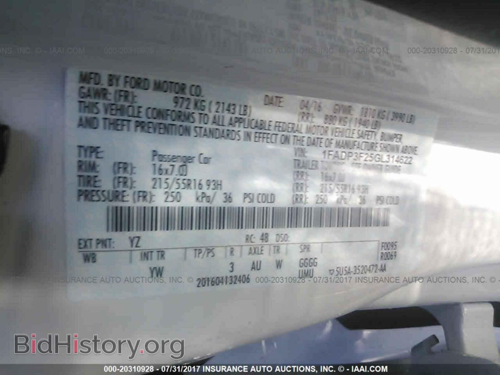2016 Ford Focus - VIN: 1FADP3F25GL314622 - Photo 9