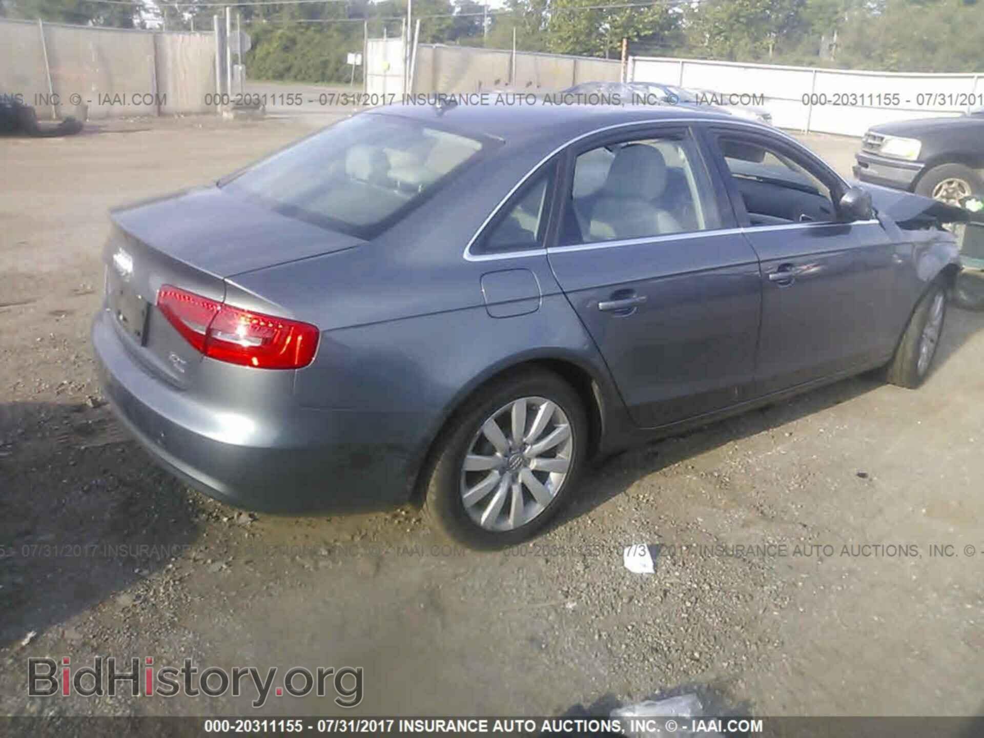 2013 Audi A4 - VIN: WAUBFAFL8DN037995 - Photo 4