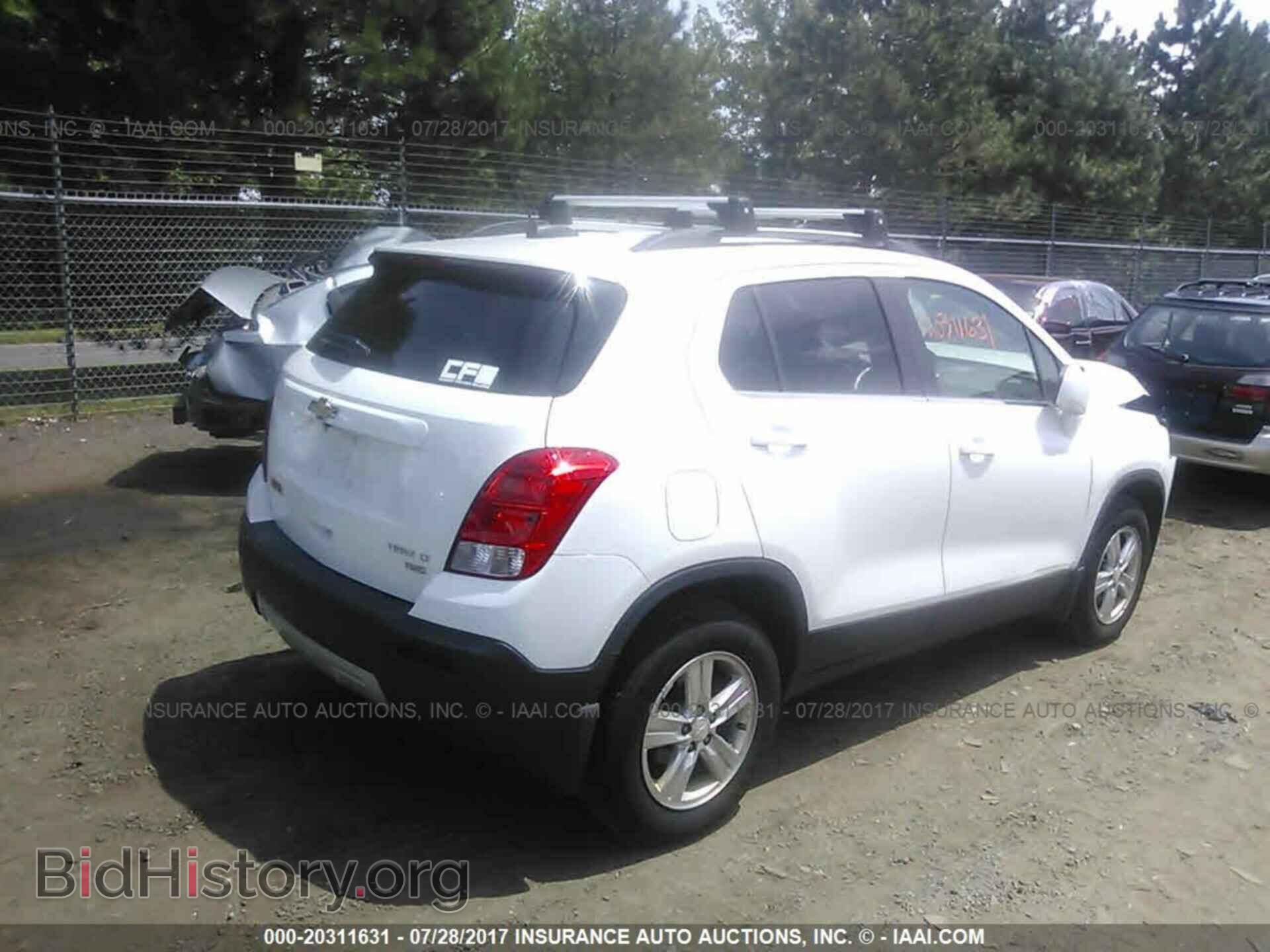 2015 Chevrolet Trax - VIN: 3GNCJRSB0FL229505 - Фото 4
