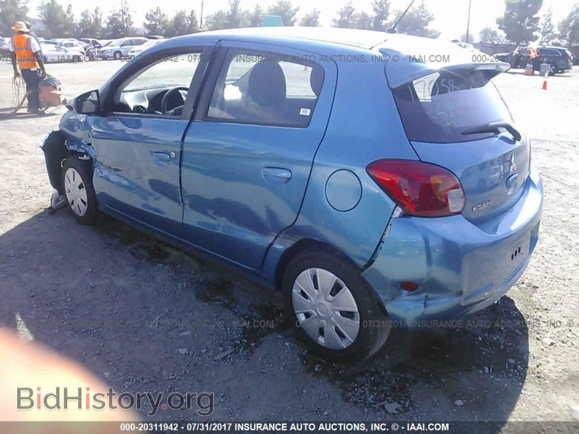 2015 Mitsubishi Mirage - VIN: ML32A3HJ5FH044514 - Фото 3