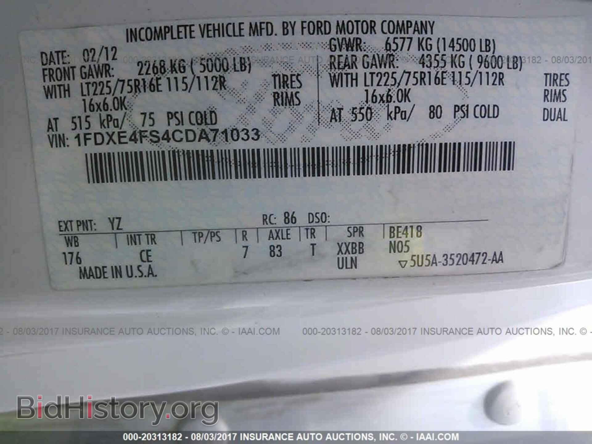 2012 Ford Econoline - VIN: 1FDXE4FS4CDA71033 - Photo 10