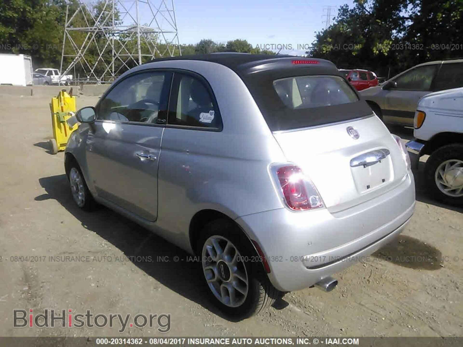 2012 Fiat 500 - VIN: 3C3CFFDR3CT351830 - Фото 3