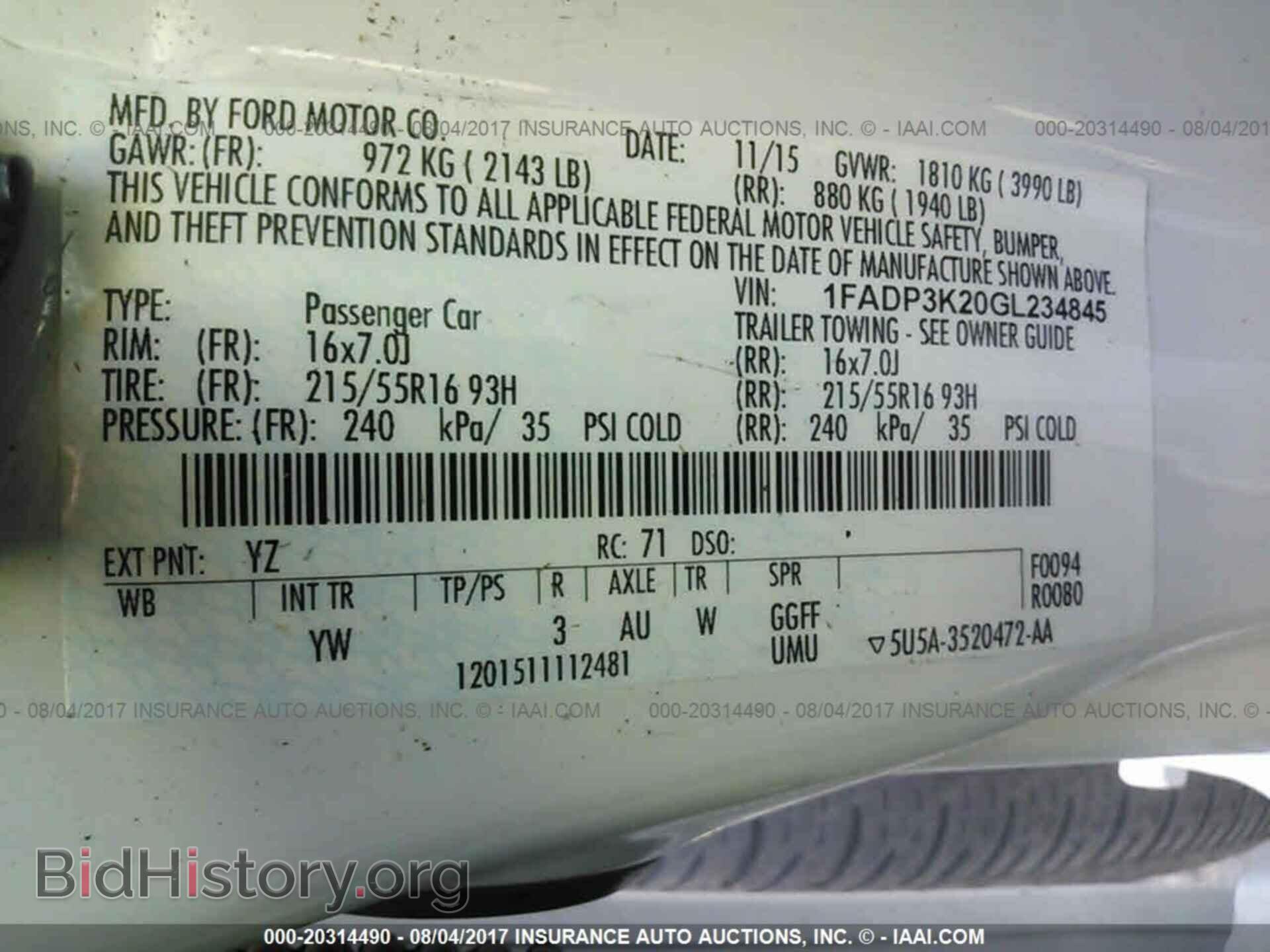 2016 Ford Focus - VIN: 1FADP3K20GL234845 - Photo 9