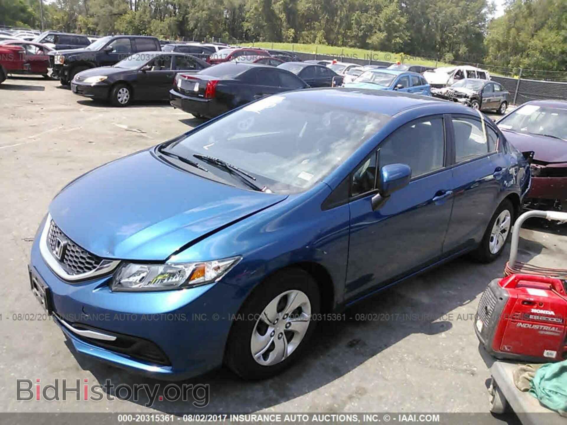 2014 Honda Civic - VIN: 2HGFB2E50EH552493 - Фото 2