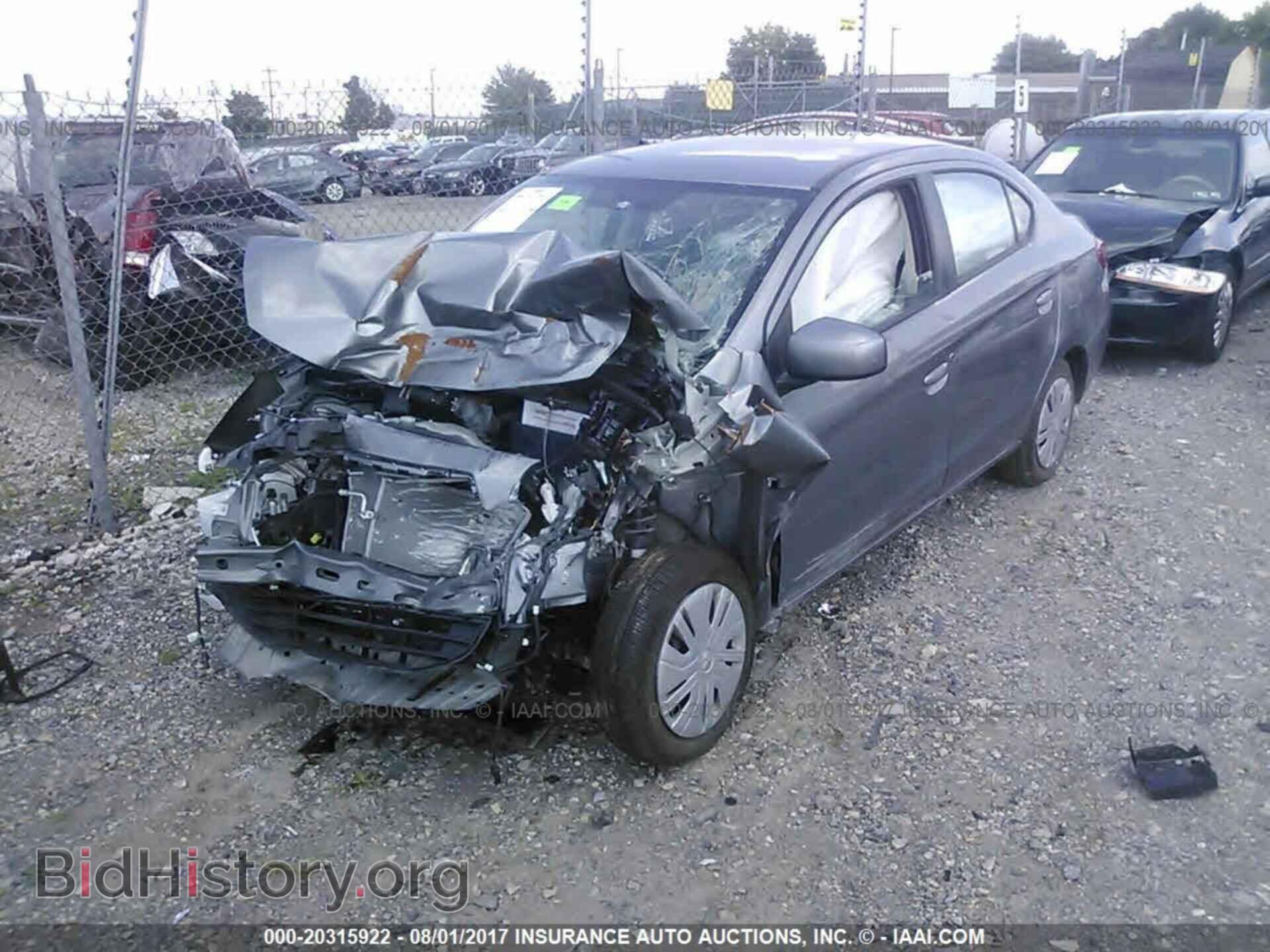 2017 Mitsubishi Mirage - VIN: ML32F3FJ2HHF15514 - Фото 2