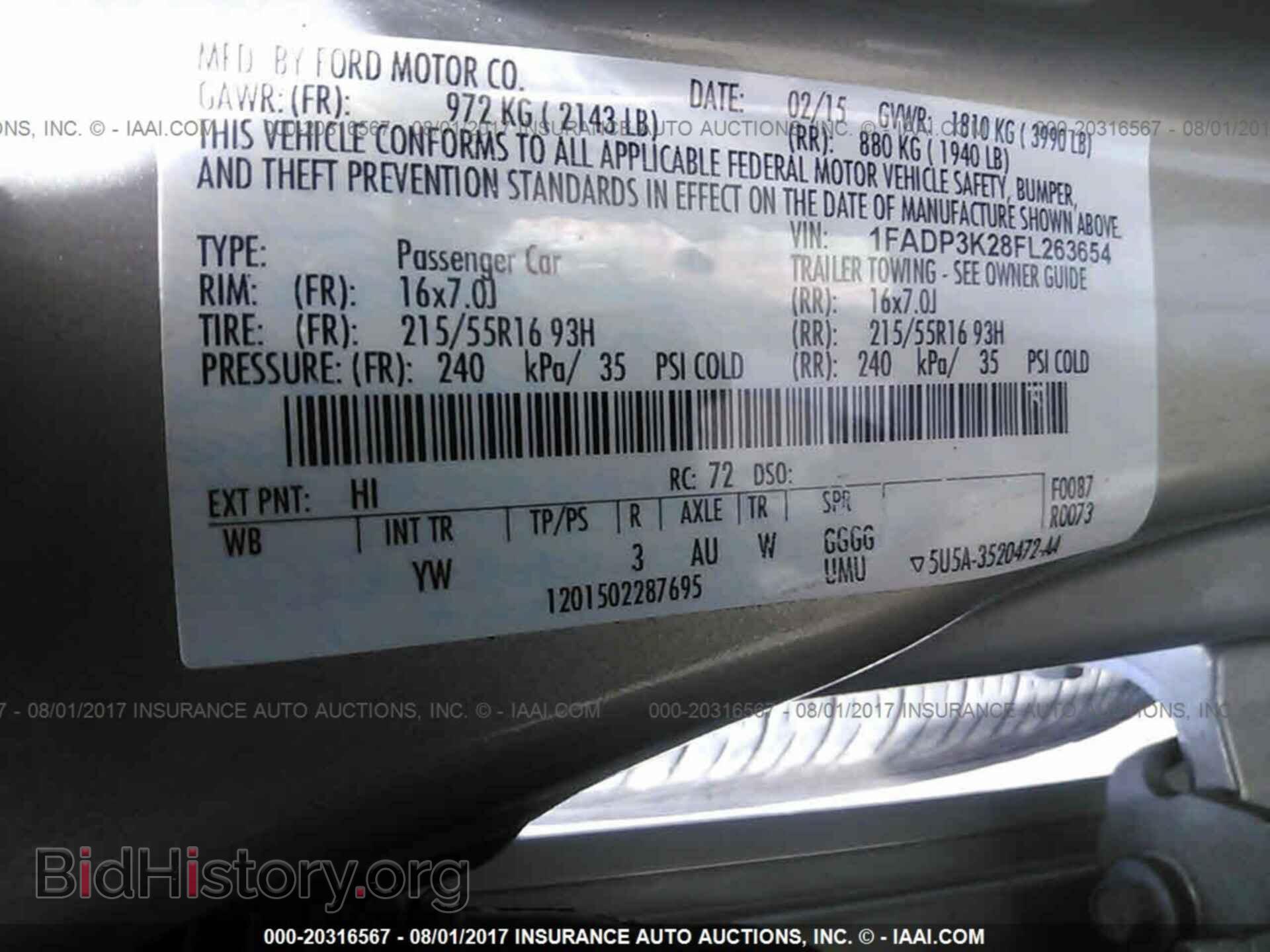 2015 Ford Focus - VIN: 1FADP3K28FL263654 - Photo 9