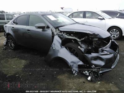 2014 Lexus IS, серый — VIN JTHBF1D21E5027953, IAAI