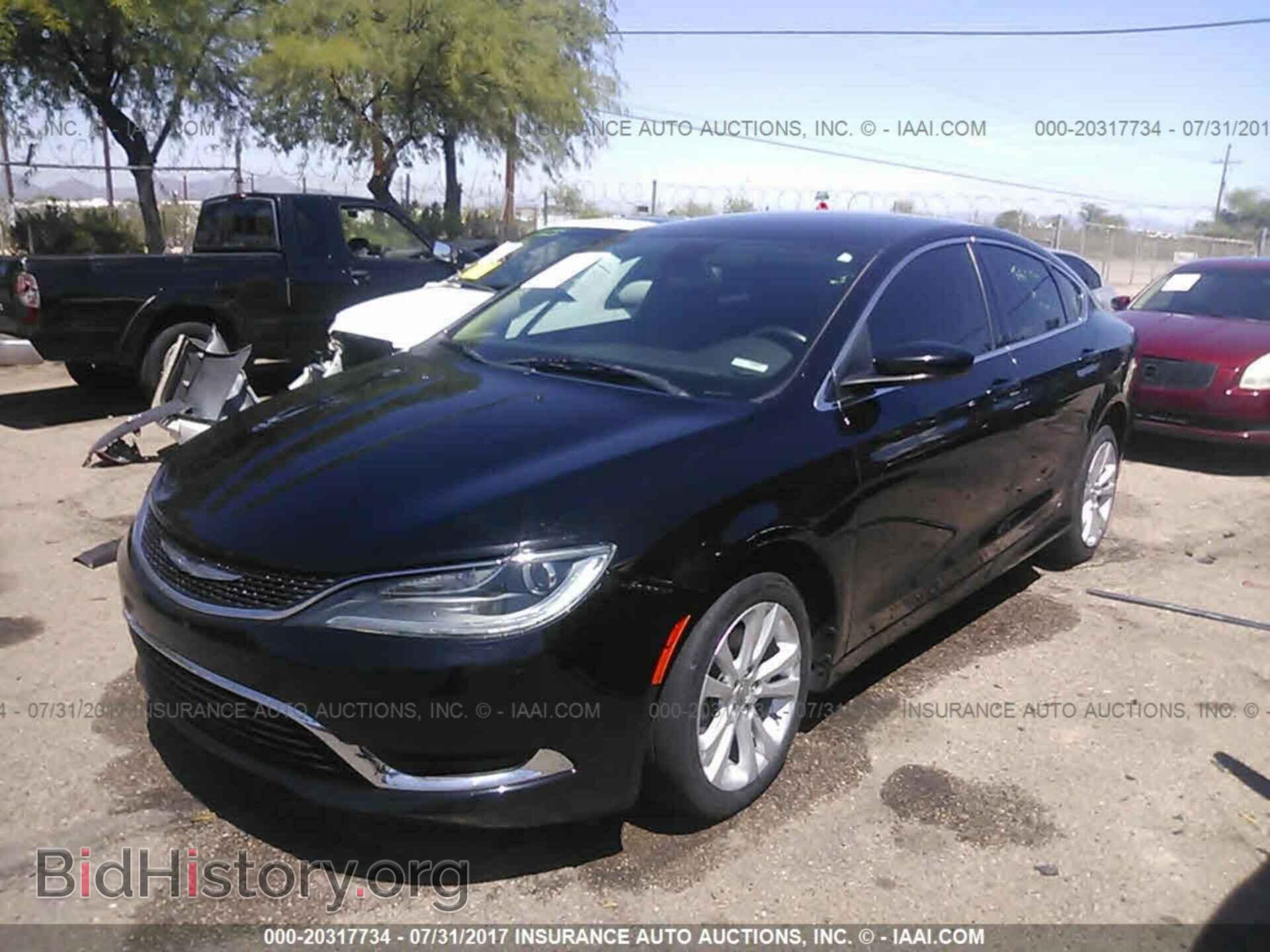 2015 Chrysler 200 - VIN: 1C3CCCAB1FN595835 - Фото 2