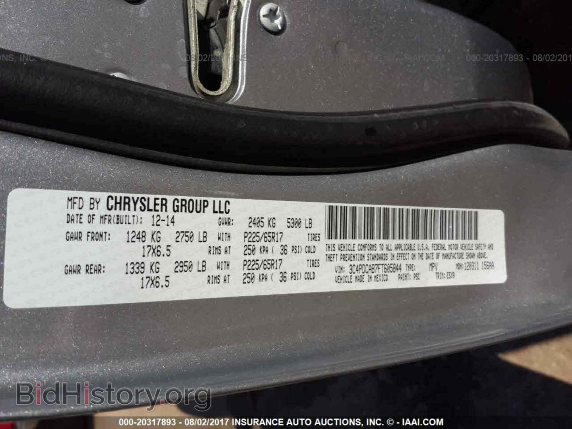 2015 Dodge Journey - VIN: 3C4PDCAB7FT605844 - Photo 9