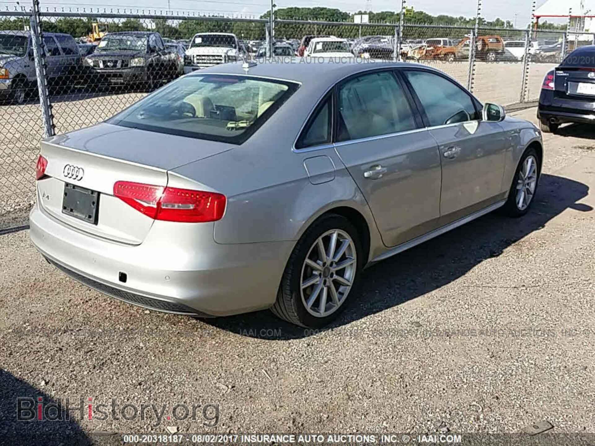 2014 Audi A4 - VIN: WAUEFAFL8EN013677 - Photo 4