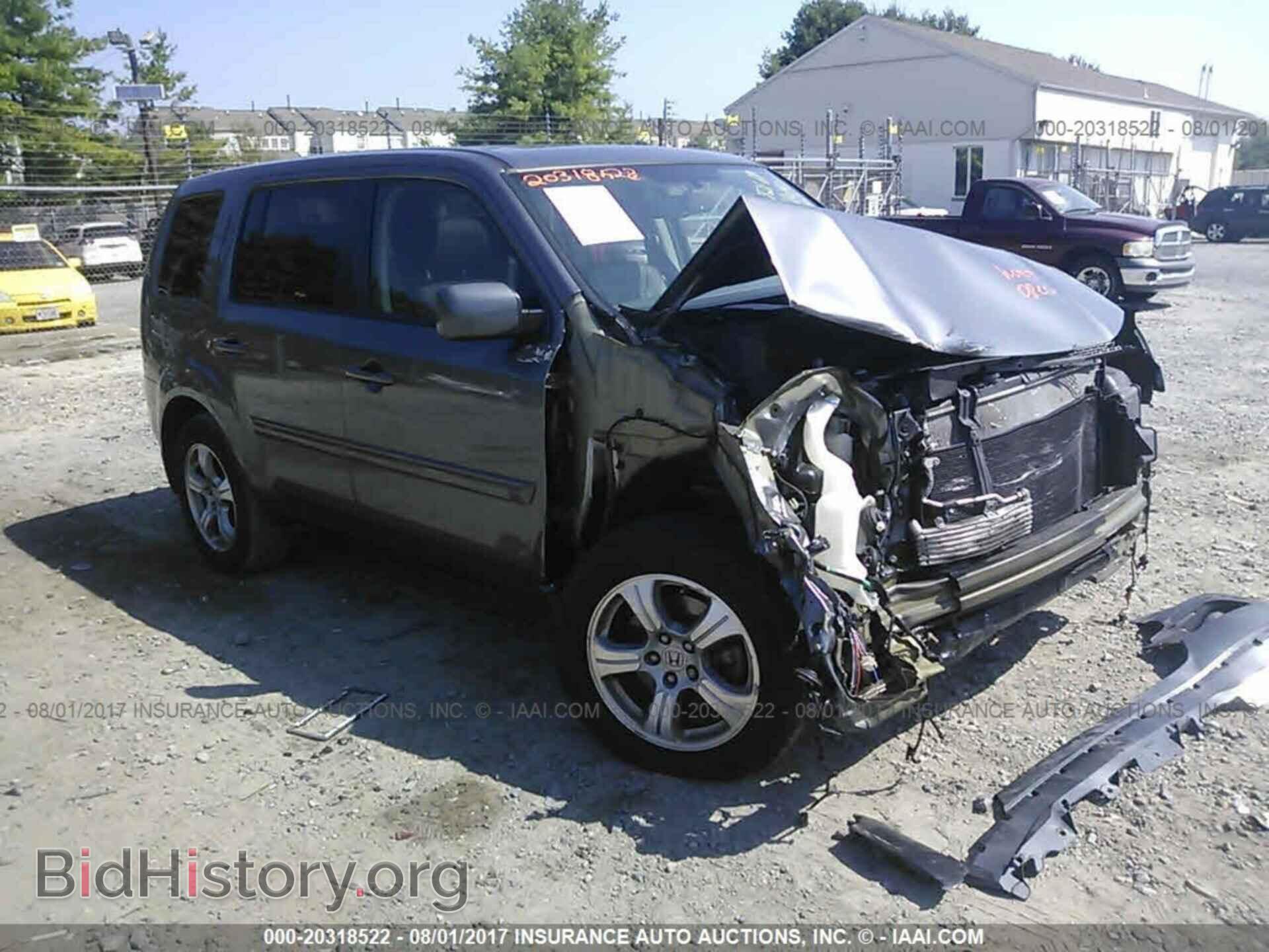 Фотография 5FNYF4H75DB066240 - Honda Pilot 2013