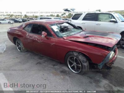 2010 Dodge CHALLENGER, red — VIN 2B3CJ4DV9AH323095, IAAI