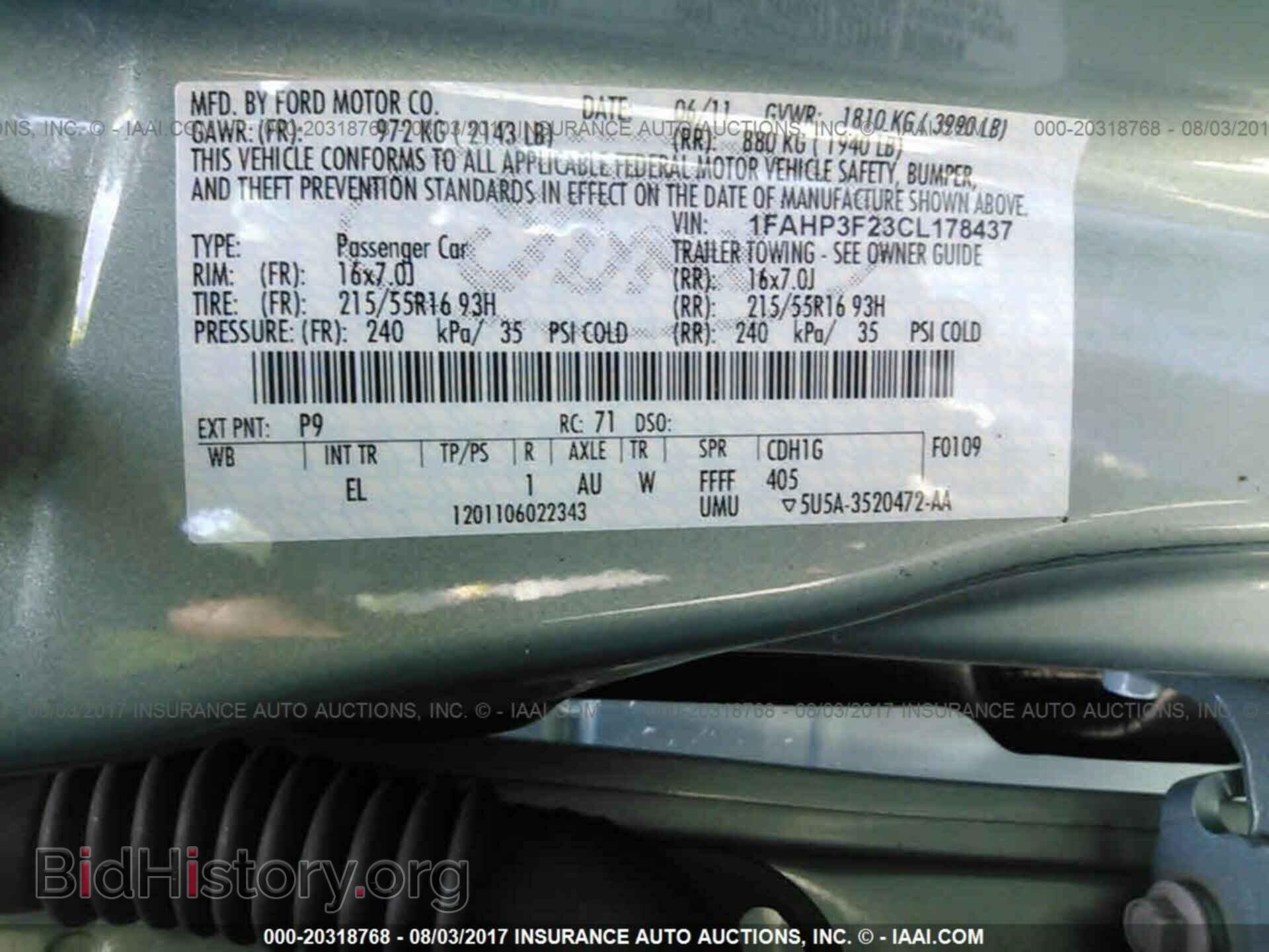 2012 Ford Focus - VIN: 1FAHP3F23CL178437 - Photo 9