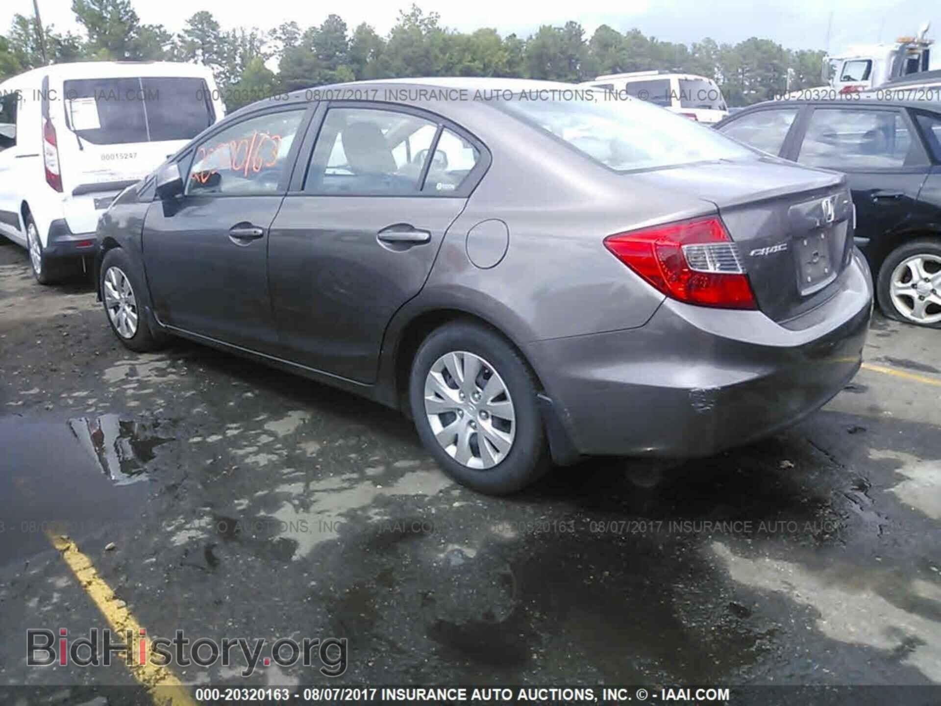 2012 Honda Civic - VIN: 2HGFB2F57CH606092 - Фото 3