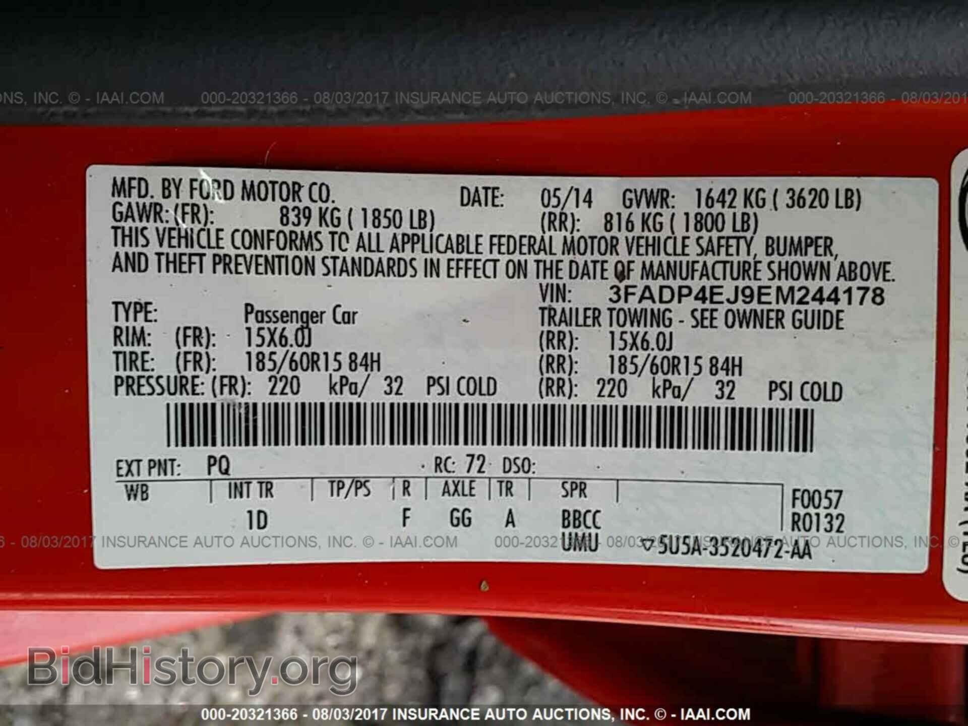 2014 Ford Fiesta - VIN: 3FADP4EJ9EM244178 - Photo 9
