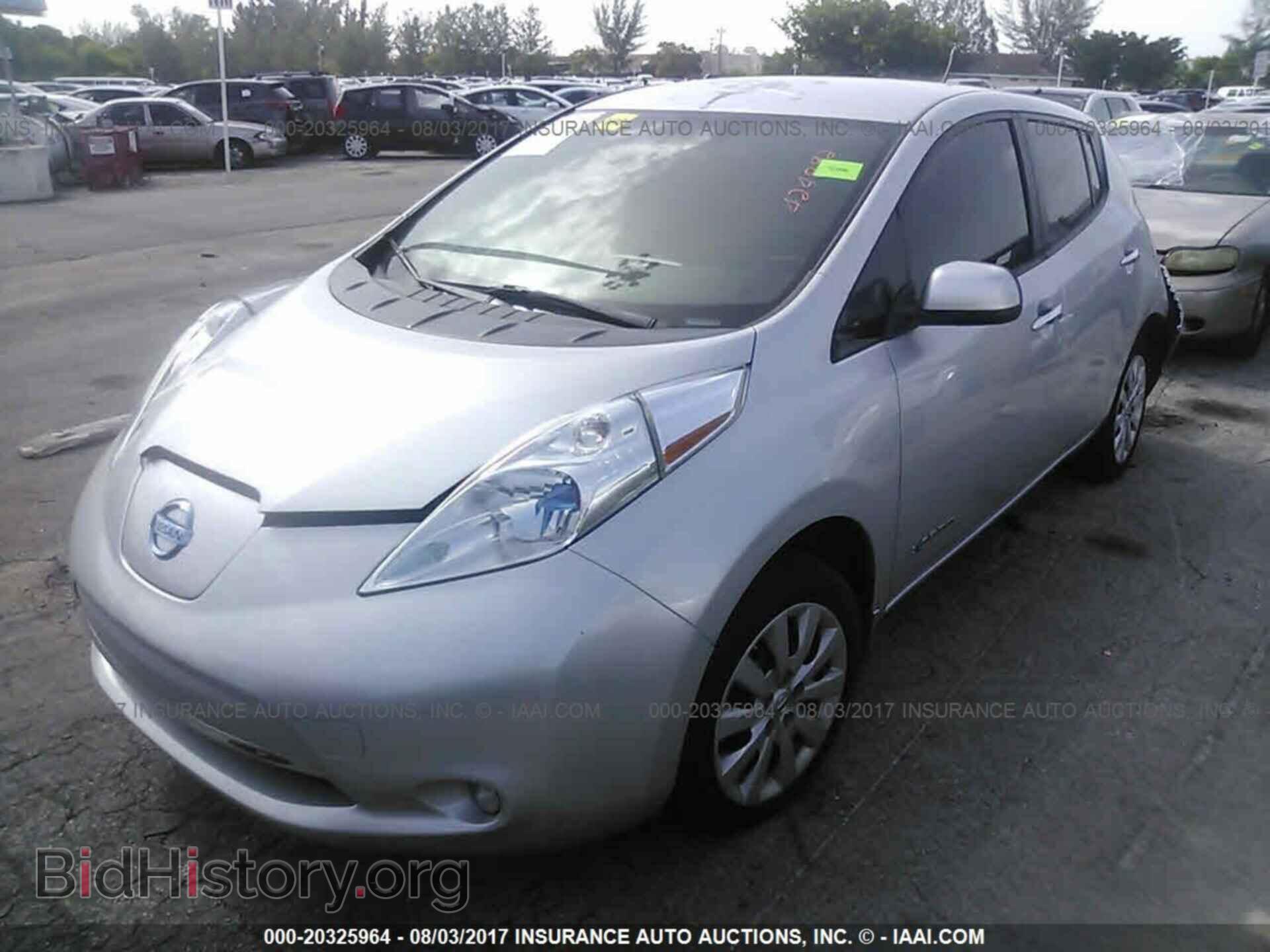 2013 Nissan Leaf - VIN: 1N4AZ0CP4DC424892 - Фото 2