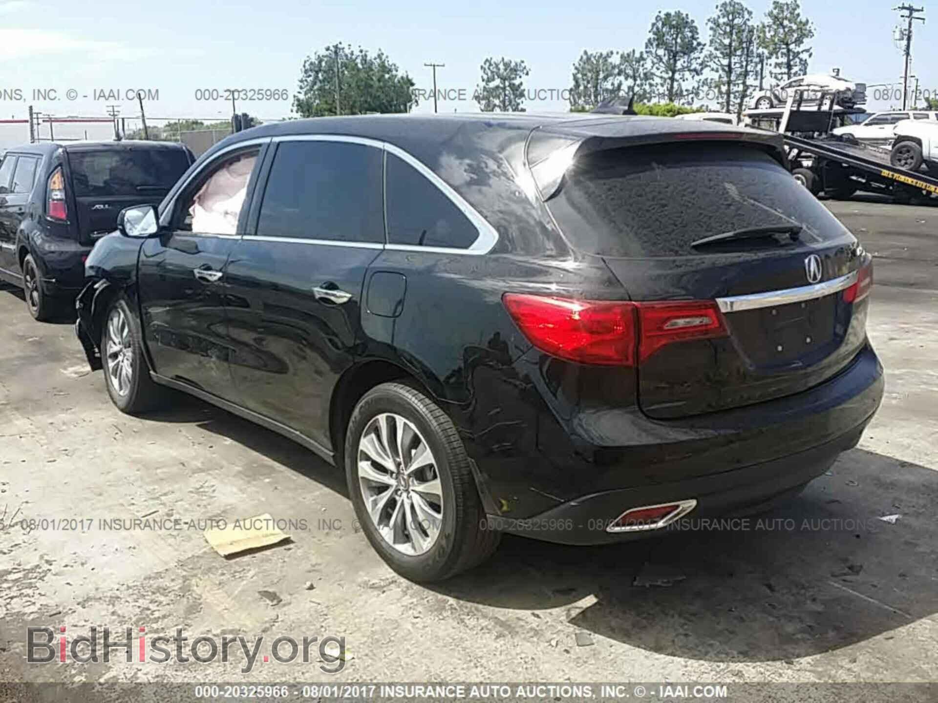 2016 Acura Mdx - VIN: 5FRYD3H49GB002968 - Фото 3