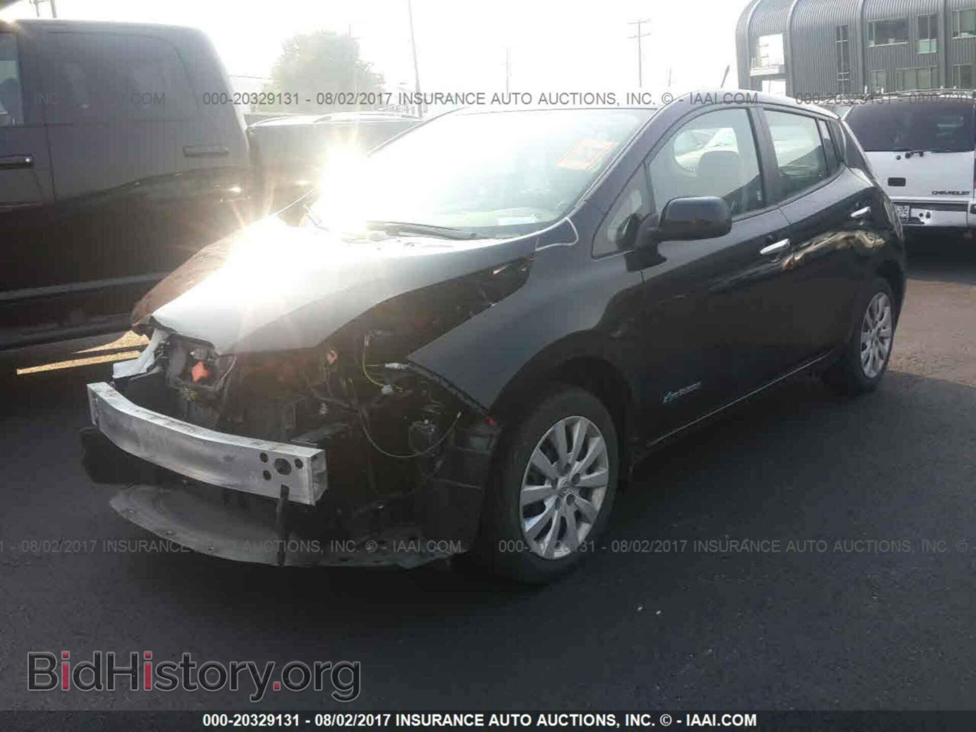 2014 Nissan Leaf - VIN: 1N4AZ0CP2EC333797 - Фото 2