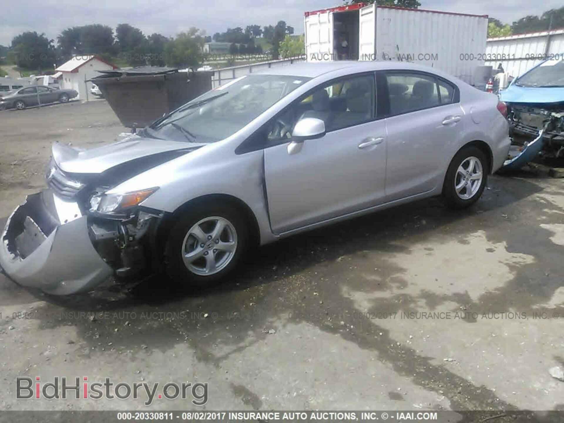2012 Honda Civic - VIN: 19XFB5F59CE000191 - Фото 2