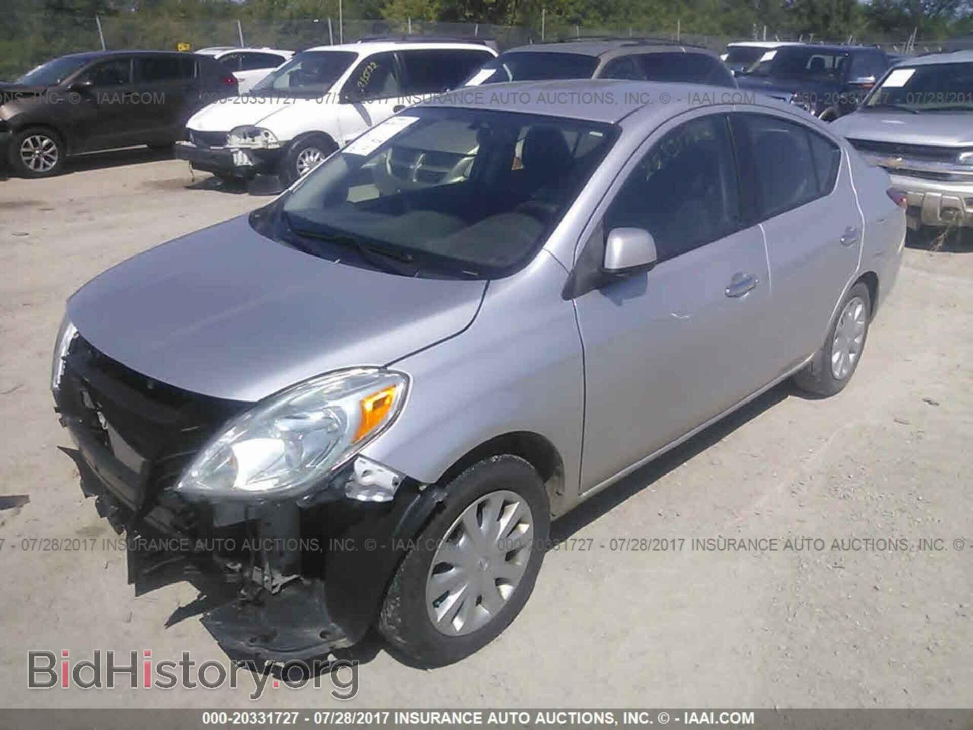 2012 Nissan Versa - VIN: 3N1CN7AP1CL801758 - Фото 2